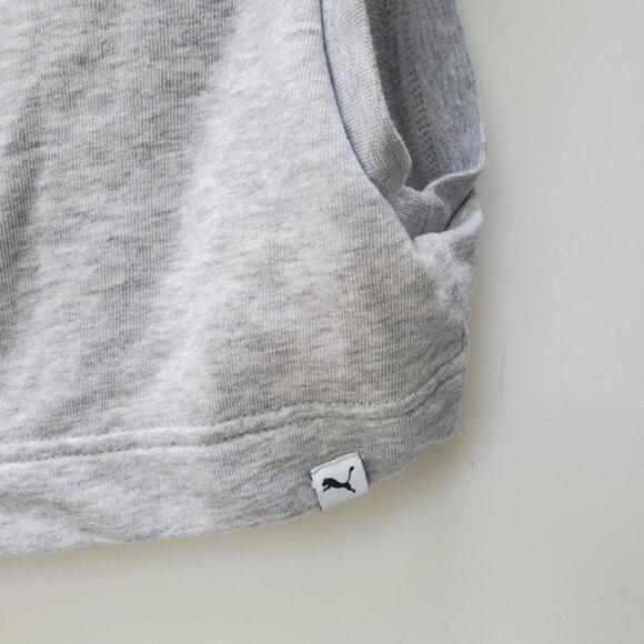 PUMA Boxy Crop Hooded Muscle Tank EUC! Size Large - Picture 7 of 11